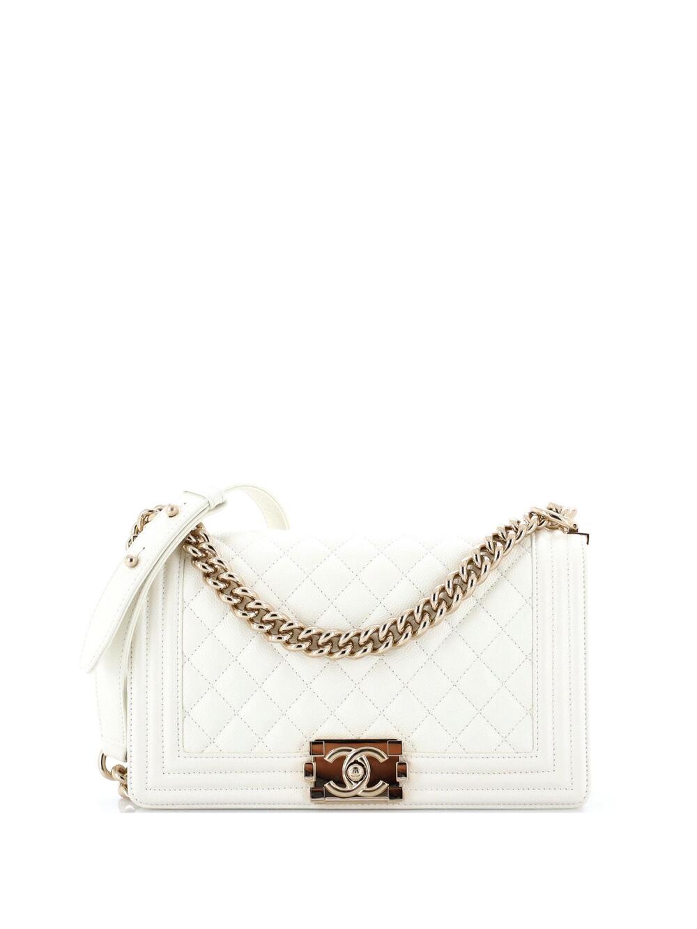Chanel Boy Flap Bag Quilted Caviar Old #336010C41B